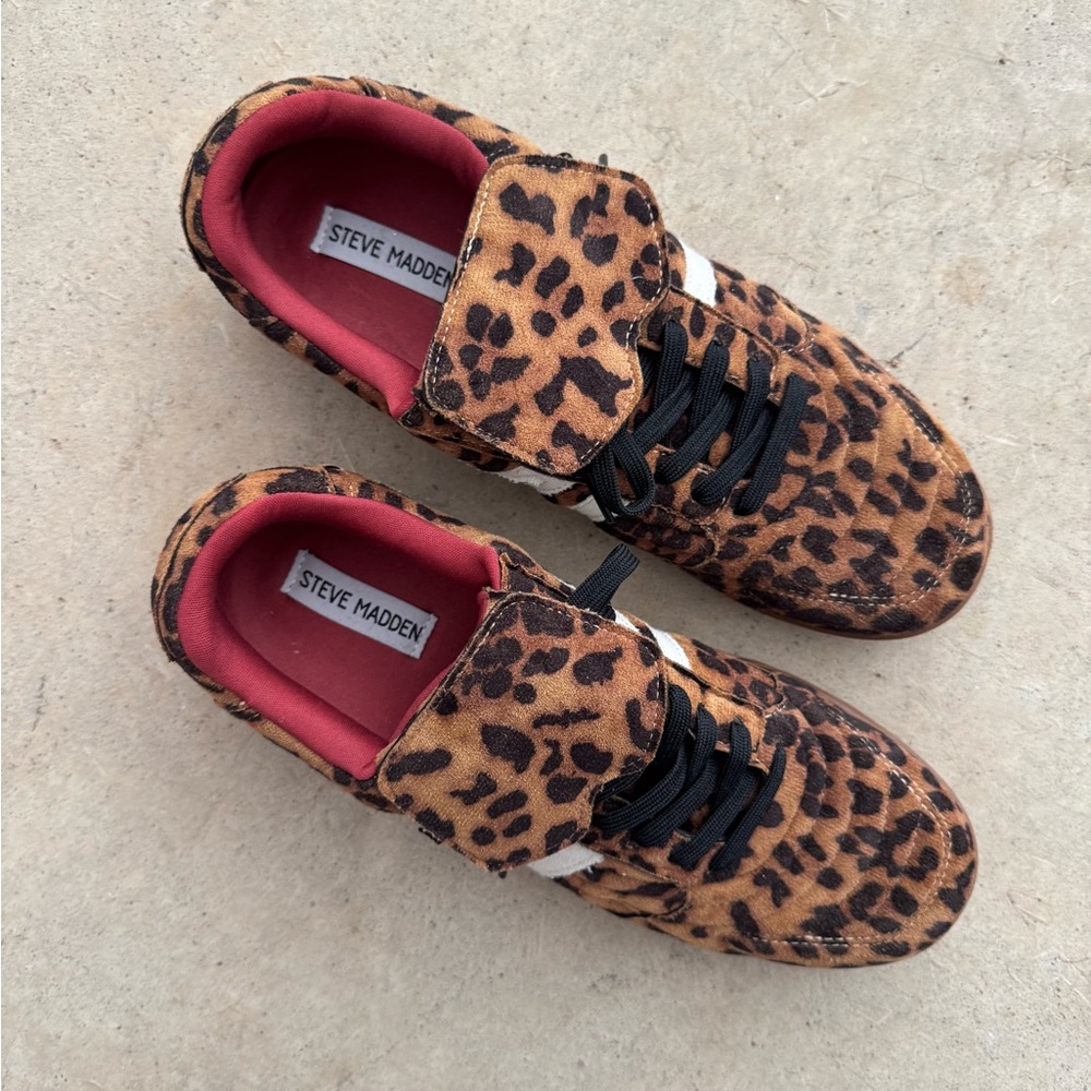 Steve Madden Madrid Leopard Print Sneakers